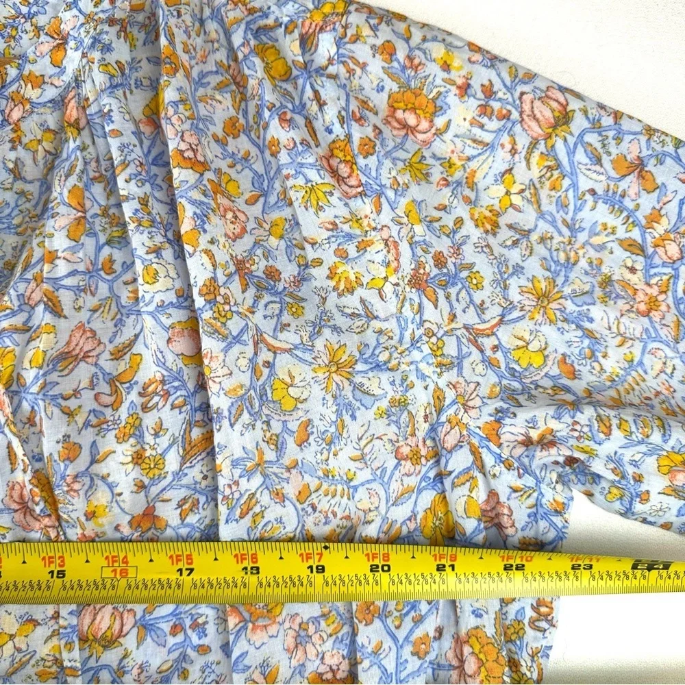 J. Crew Tunic Tie Waist Afternoon Floral Dress Beach Resort NWT